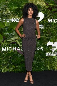 Imaan Hammam11th Annual God's Love We Deliver 'Golden Heart Awards', Arrivals, New York, USA - 16 Oct 2017WEARING MICHAEL KORS SAME OUTFIT AS CATWALK MODEL *8411138cg