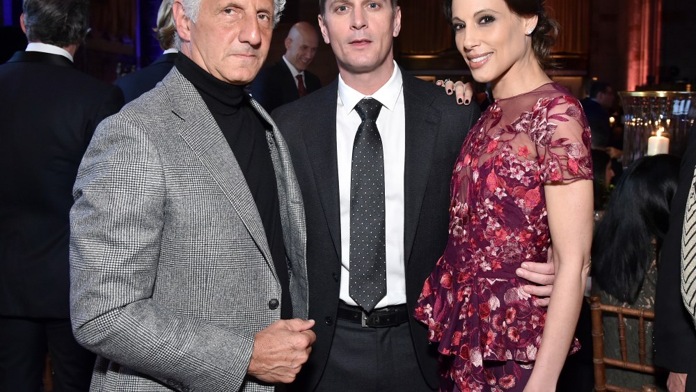 Joseph Abboud with Rob and Marisol Thomas.