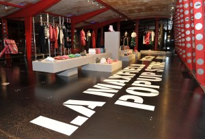 LOS ANGELES, CA - OCTOBER 26:  A general view of the atmosphere at Valentino VLTN Maxfield pop up store opening at Maxfield on October 26, 2017 in Los Angeles, California.  (Photo by Donato Sardella/Getty Images for Valentino)