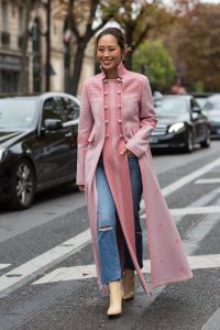 Aimee SongStreet Style Spring Summer 2018, Paris fashion Week, France - 01 Oct 2017