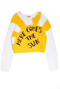 A look from Alice + Olivia’s The Beatles Collection.