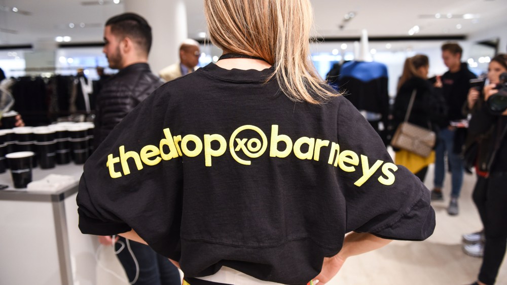 The atmosphere at Barneys' first Drop in New York in October.