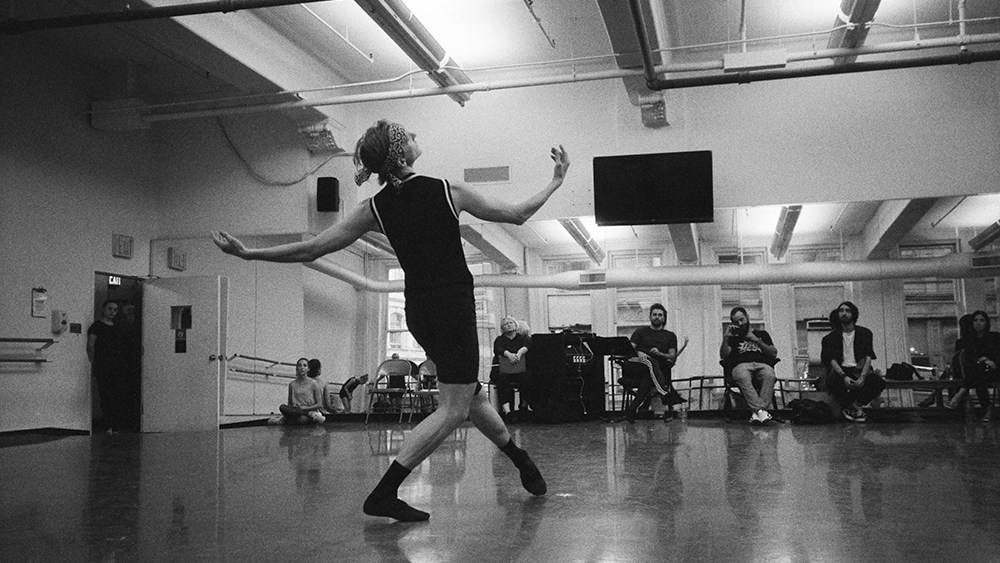 Principal Dancer David Hallberg rehearsing “I Feel the Earth Move,”  a World Premiere by Benjamin Millepied.