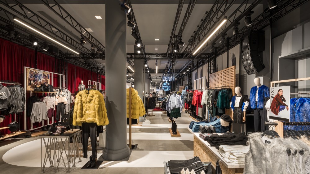 The Bershka pop-up in Soho.