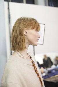 Backstage at Akris RTW Spring 2018