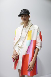 Backstage at Akris RTW Spring 2018