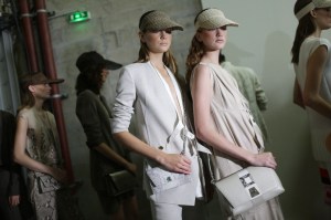 Backstage at Akris RTW Spring 2018