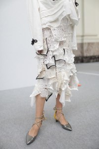Backstage at Sacaï RTW Spring 2018