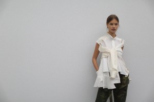 Backstage at Sacaï RTW Spring 2018