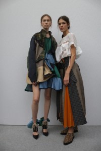 Backstage at Sacaï RTW Spring 2018