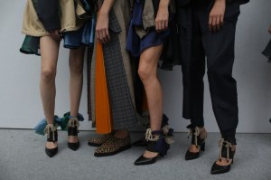 Backstage at Sacaï RTW Spring 2018