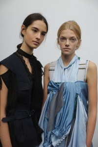 Backstage at Sacaï RTW Spring 2018
