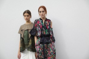 Backstage at Sacaï RTW Spring 2018
