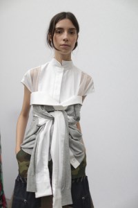 Backstage at Sacaï RTW Spring 2018
