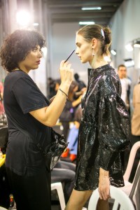 Backstage at Shiatzy Chen RTW Spring 2018