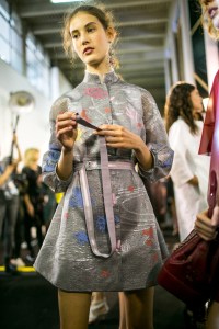 Backstage at Shiatzy Chen RTW Spring 2018