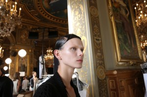 Backstage at Thom Browne RTW Spring 2018