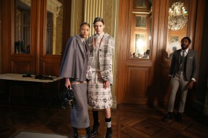 Backstage at Thom Browne RTW Spring 2018