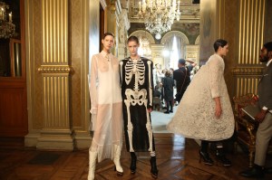 Backstage at Thom Browne RTW Spring 2018