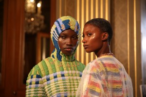 Backstage at Thom Browne RTW Spring 2018