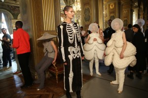 Backstage at Thom Browne RTW Spring 2018