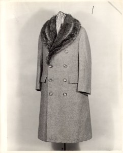 Brooks Brothers Double Breasted Harris Tweed Overcoat (1928).