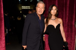 Mario Testino and Lily Aldridge