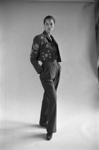 Christy Turlington modeling Marc Jacobs' Fall 1988 collection
