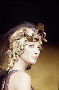 Christy Turlington in Chanel's Fall 1993 couture collection by Karl Lagerfeld