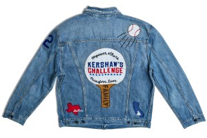 Levi's Type III Trucker jacket customized by Clayton Kershaw