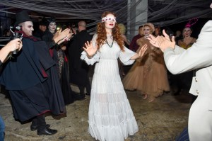 The scene at the party