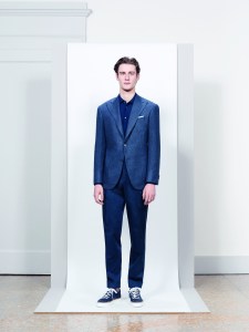 A look from Corneliani’s Spring 2018 collection.