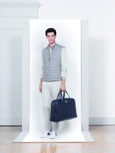 A look from Corneliani’s Spring 2018 collection.