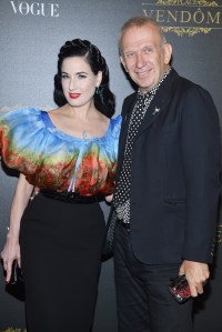 Dita Von Teese and Jean Paul Gaultier