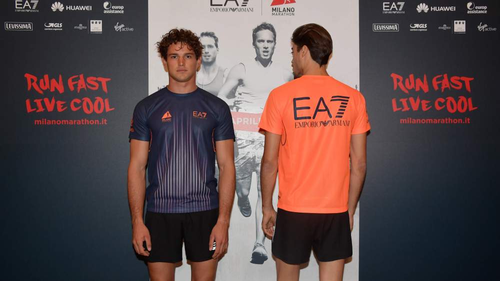 EA7 Emporio Armani T-shirts for Milano Marathon 2018.