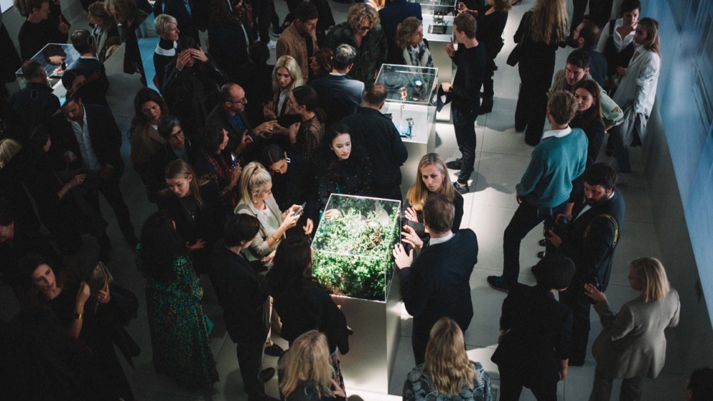The scene at the Fashion Tech Lab.