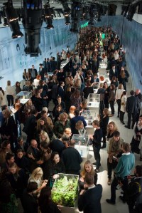 The scene at the Fashion Tech Lab.