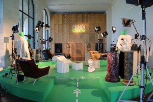 The visitors then walk in Every Princess Needs to Rest, a comfortable lounge area featuring a FENDI piece worn by Marisa Berenson in I Am Love.