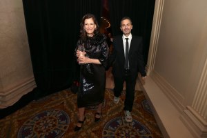 Bridget Foley and Marc Jacobs
