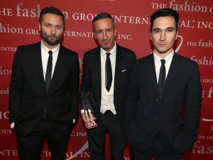 Jack McCollough, Dries Van Noten and Lazaro Hernandez.
