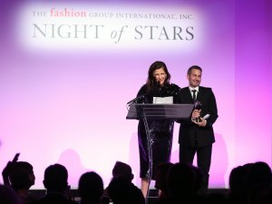 Bridget Foley and Marc Jacobs