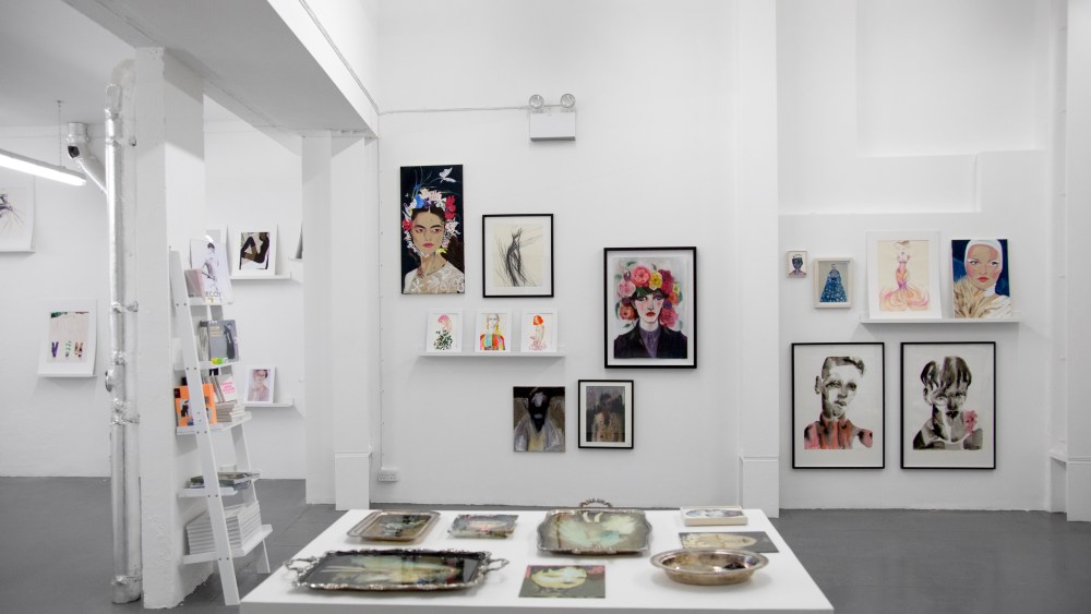 The Showstudio Fashion Illustration pop-up in Covent Garden