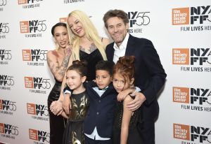 Mela Murder, Bria Vinaite, Willem Dafoe, Brooklynn Prince, Christopher Rivera, Valeria Cotto. Actors Mela Murder, left, Brooklynn Prince, Bria Vinaite, Christopher Rivera, Willem Dafoe, Valeria Cotto attend special screening of "The Florida Project", during the 55th New York Film Festival, at Alice Tully Hall, in New York2017 NYFF - "The Florida Project" Special Screening, New York, USA - 01 Oct 2017