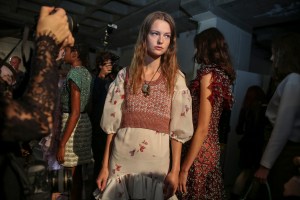 Backstage at Giambattista Valli RTW Spring 2018