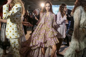 Backstage at Giambattista Valli RTW Spring 2018