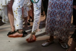 Backstage at Giambattista Valli RTW Spring 2018