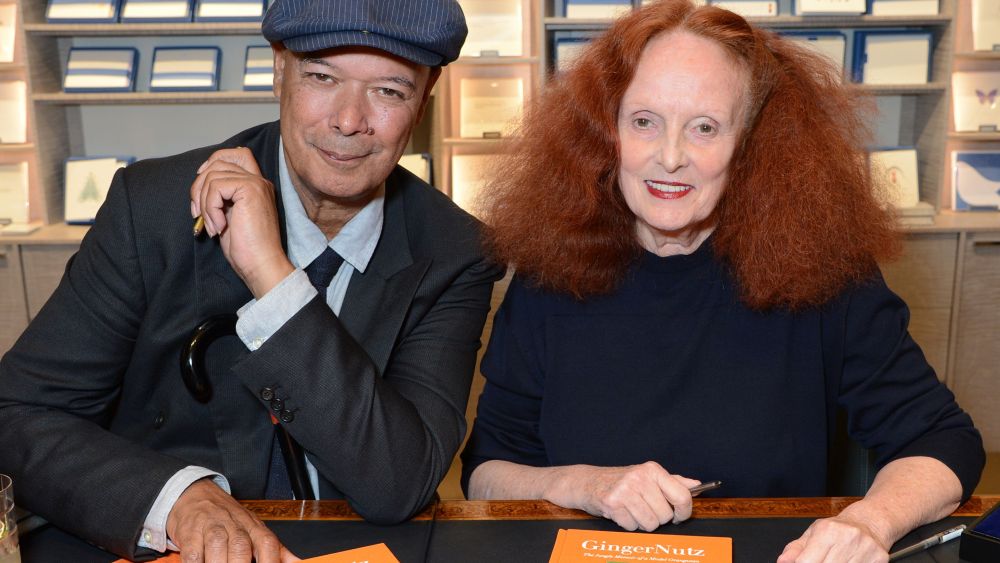 Michael Roberts and Grace Coddington'GingerNutz: The Jungle Memoir of a Model Orangutan' by Michael Roberts and Grace Coddington book Launch at Smythson, London, UK - 05 Oct 2017