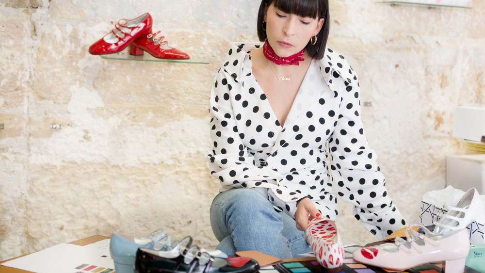 Clara Cornet at Carel's design studio.