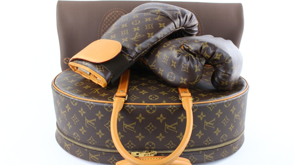 Louis Vuitton boxing gloves set