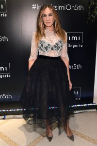 Sarah Jessica ParkerIntimissimi flagship boutique opening, New York, USA - 18 Oct 2017